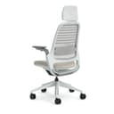 Steelcase Series 1 Ergonomischer Bürostuhl mit LiveBack Lumbalstütze, 4D-Armlehnen, anpassbarer Kopfstütze Beige, 66 x 64 x 112 - 4