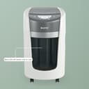 Leitz IQ OptiMax Small Office 225 P5 Micro-Cut Paper Shredder, Unique Bin Rotation Technology, 45% More Bin Capacity, 225 x A4 Sheets In Bin (15L), Shreds 8-6 Sheets (70-80 gsm), 20-Minute Run Time - 11