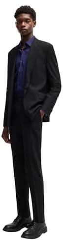 HUGO C- Jenno Camicia, Dark Blue407, 42 Uomo - 2