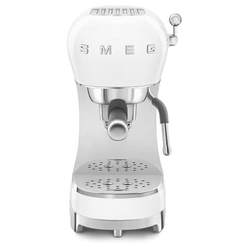 Smeg ECF02WHEU Siebträger Espresso-/Kaffemaschine white