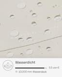 Kapten & Son Everyday 3in1 Funktionsjacke Sandstone M | Regenjacke Damen & Herren Beige mit herausnehmbarer Fleecejacke | Outdoor Jacke mit 10.000 mm Wassersäule, aktungsaktiv, winddicht - 3