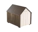 Ferplast KOYA FSC Wooden Dog House - Opening Roof, Sloping, Waterproof & Anti-UV Resin Treatment - Ventilation Grille - Insulating Feet - Finished Door - S, 44 x 57.5 xh 56 cm - 3
