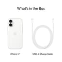 Apple iPhone 17 256 GB: 6.3-inch Display with ProMotion, A19 Chip, Center Stage Front Camera for Smarter Group Selfies, Improved Scratch Resistance, All-Day Battery Life; White - 6