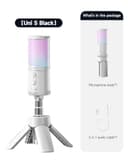COMICA Ejoy Uni S USB Gaming Mikrofon mit RGB, 48kHz/24Bit, Noise Cancellation Kardioid-Kondensator Microphone mit Mute, Dynamisches Mikrofon für Streaming, Podcast, YouTube, Discord, PC, Mac, PS4/5 - 8