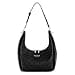 GUESS Phoebe Hobo Shoulder Bag, Borsa a Tracolla Donna, Logo Nero, Taglia Unica - 1