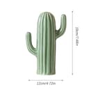 Keramik-Kaktus-Figur, minimalistische Kaktus-Statue, Porzellan-Kunstskulptur for Sammeln, Moderne Pflanzen-Keramik-Statue, grüne Wohndekoration for Wohn- und Esszimmer, passend (Color : A) - 2