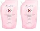Kérastase Genesis Bain Hydra-Fortifiant, Kräftigendes Shampoo bei Haarverlust durch Haarbruch, Haarpflege bei brüchigem Haar, Nachfüllpackung, 500 ml (Packung mit 2) - 1