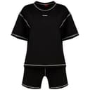 HUGO Pigiama da donna, 001 nero, L - 1