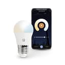 Garza Smarthome-Bombilla LED WiFi CCT 5.5w Esférica E27 Inteligente y programable, Cambio de Intensidad y Tonalidad, Control por Voz y App, Alexa, iOS, Google, Android, 5.5 W, Blanco - 1
