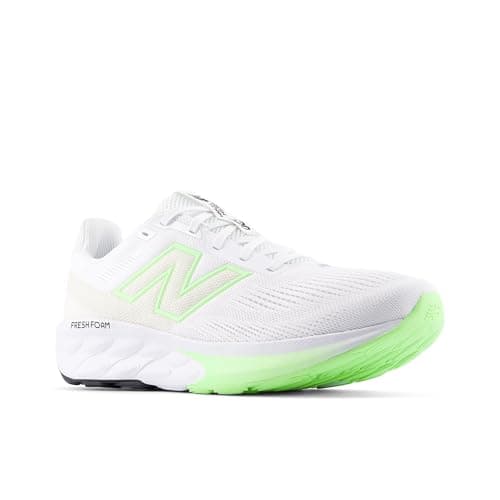 New Balance Men's Fresh Foam 680 V8 Running Shoes, Cw9 White, 45 EU
