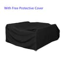 Panana 5 Seater Rattan Garden Furniture Corner Sofa Set with Coffee Table, Outdoor Patio Lounge Set with Cushions & Free Cover for Garden, Conservatory, Terrace - 7