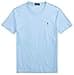 Polo Ralph Lauren Men's Custom Slim Fit Soft Cotton T-Shirt (UK, Alpha, L, Regular, Regular, Office Blue) - 1