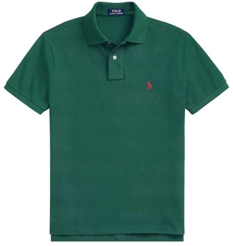 POLO RALPH LAUREN Polo Uomo Slim Fit Iconica Maglia Collezione 2025, Rl College Verde, M
