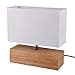 Reality Leuchten Woody R50181030 - Lampada da tavolo, 1 lampadina E27, colore legno, 30 x 12 cm - 1