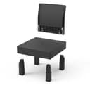 Keter Elements 7 Seater 100% recycled Outdoor Garden Furniture Modular Lounge Set - Graphite with Grey Cushions Fade Free | All Weather Resistant | Easy Clean | Zero Maintenance - 9