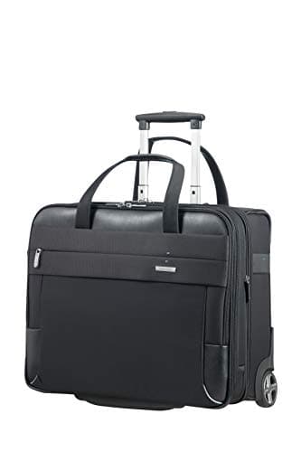 Samsonite Spectrolite 2.0 - Laptoptasche mit Rollen 17.3" mit Smarte Funktionen, Praktische Innenaufteilung, Business Trolley - Schwarz (Black)