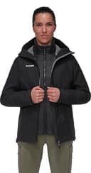 Mammut Alto Light 3in1 HS Hooded Jacket - Women's, Black/Black, M, Schwarz/Schwarz, Medium - 4