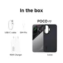 POCO F7 Smartphone, 12+512GB, White, Flagship Snapdragon® 8s Gen 4, 6500mAh battery, 50MP Sony camera with OIS, 6.83" 1.5K 120Hz AMOLED display (Included power adapter) - 4