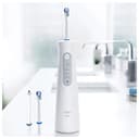 Oral-B Aquacare Pro-Expert Irrigador Dental Inalámbrico Con Tecnología Oxyjet & Pro 3 3900N Cepillos de Dientes Eléctricos (Pack de 2) con Mangos Recargables Negro y Rosa, Regalos Originales - 3