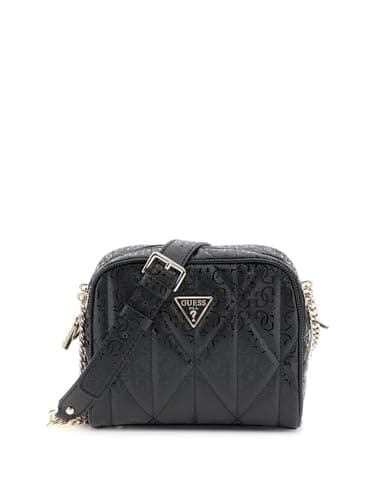 GUESS Aldina Camera Crossbody Bag Black