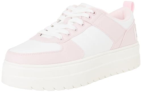HUGO Women's Lyssa_Tenn_txbc Sneaker, Light/Pastel Pink, 5 UK