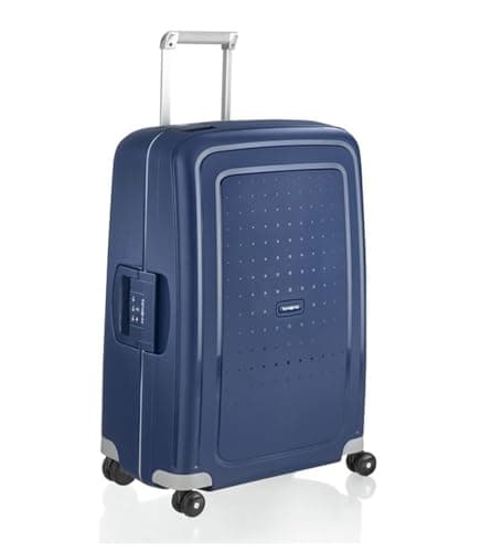 Samsonite S'Cure - Spinner L Valigia, L 75 cm, 102 L, Blu (Dark Blue)