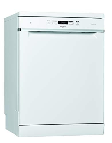 Whirlpool - Lavavajillas WFC 3C34 P 60 cm blanco, tecnología power clean, 44dBA, 14 cubiertos, eficiencia NEL D