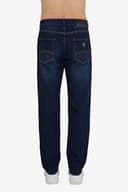 Armani Exchange J16 Straight Fit Comfort Cotton Denim Pants, Jeans de los Hombres, Indigo Denim, - 4