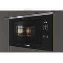 Whirlpool - Microondas integrable WMF250G negro, 25 L, 900W, gril plato giratorio de 28 cm, 7 niveles de potencia - 3