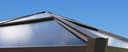 Quick-Star - Tetto di ricambio per gazebo Hardtop, 3 x 3 m, in policarbonato, colore: Marrone - 5