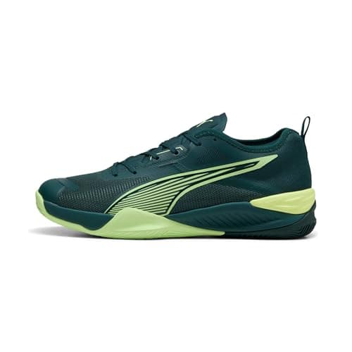 Puma Scarpa da Corte Unisex Eliminate Nitro 4Indoor, Luce frizzante Verde del Terreno, 43 EU