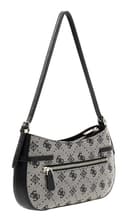 GUESS bolso de hombro Melinda Logo Shoulder Bag Black Logo negro - 2