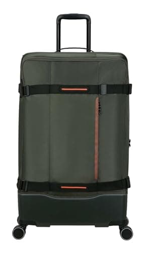 American Tourister Urban Track - Spinner L, Maleta, 79 cm, 106 L, Grün (Dark Khaki)
