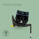 Maxi-Cosi Mica 360 S, Autositz 360 Grad drehbar, 3 Monate– 4 Jahre (61–105 cm), i-Size Baby Autositz, FlexiSpin Drehung, 5 Liegepositionen, G-CELL Schutz, Easy-in Gurthaken, Tonal Black - 2