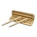 ZHYUAN Pen in Gift Box, Wooden Ballpoint Pen, Rollerball Pen, Fountain Pen, Fountain Pen, Ballpoint Pen and Fountain Pen, Suitable for Learning for Exams - 1