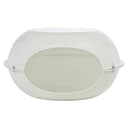 URBNLIVING Outdoor and indoor Hooded Pet Kennel Shelter – Windproof Plastic Crate Bed House for Cats, Kittens & Small Dogs (White) - 4