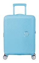 American Tourister carrello Soundbox Spinner 55/20 TSA EXP Trolley Blueberry Fizz celeste - 1