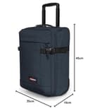 Eastpak TRANVERZ XXS Maleta, 45 x 32 x 20 cm, 28 L - Triple Denim (Azul) - 6