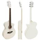 TIGER ACG1-WH Chitarra acustica Small Body con corde in acciaio per principianti - Bianco - 2