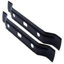 2x Mähmesser für Stihl iMOW MI 422, Viking RMI 422, RMI 522, Ersatzmesser 20 cm, Messerklingen Kompatibel mit Mähroboter Serie 4/5 Rasenmäherklingen - 3