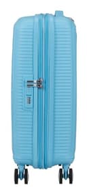 American Tourister carrello Soundbox Spinner 55/20 TSA EXP Trolley Blueberry Fizz celeste - 3