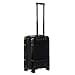 Bellagio 2.0 Ultra Light 21 Inch International Carry On Spinner Trunk, black / brown, Unit size, Bellagio 2.0 - 3