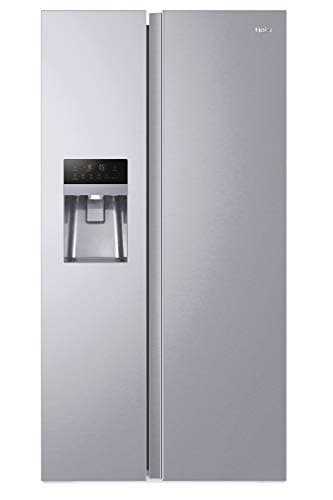 Haier HSOGPIF9183, Frigorifero Side by Side con Water&Ice Dispenser, Libera installazione