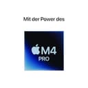 Apple Mac mini Desktop-Computer mit M4 Pro Chip mit 12 Core CPU und 16 Core GPU: 24 GB gemeinsamer Arbeitsspeicher, 512 GB SSD Speicher, Gigabit Ethernet. Funktioniert mit iPhone/iPad - 3