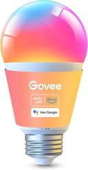 Govee Smart Glühbirne E27, 1000LM RGBWW Lamp App dimmbar, Wi-Fi & Bluetooth Smart Bulbs 9W, 54 Szenen, 16 Millionen DIY-Farben, Kompatibel mit SmartThings, Matter, Alexa und Google Assistant, 1 Stück - 1