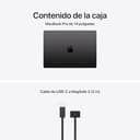 Apple MacBook Pro de 14,2 Pulgadas portátil con Chip M5 Pro: Pantalla Liquid Retina, CPU de 15 núcleos y GPU de 16 núcleos, 24 GB Memoria unificada, 1 TB de SSD, Teclado español; Negro Espacial - 6
