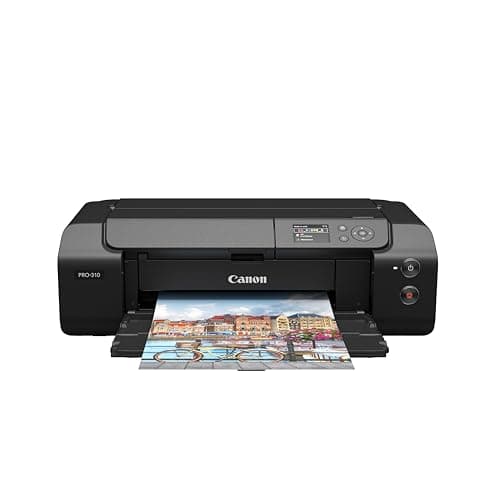 Canon ImagePROGRAF PRO-310 Impresora Fotográfica Profesional, Sistema de Inyección de Tinta, A3+, WiFi, 10 Cartuchos de Tinta, Impresión Sin Bordes, Impresión de Alta Velocidad, Negro