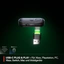 SteelSeries Arctis Nova 3X Wireless Gaming-Headset – App-Steuerung – 40 Std. Akku – Neodym-Magnet-Treiber – 2,4 GHz/Bluetooth – Abnehmbares Mikrofon – Xbox, PS5, PC, Switch, Mobilgeräte - Schwarz - 7