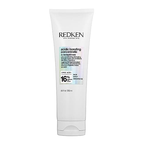 Redken, Mascarilla reparadora desenredante en 5 min, Para cabellos dañados tratados en salón, Acidic Bonding Concentrate, 250 ml
