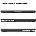 Fintie Hülle Kompatibel mit MacBook Pro 14 Zoll M5 M4 M3 M2 M1 Pro/Max (2025-2021) A3434 A3112 A3401 A3185 A2992 A2918 A2779 A2442, Schutzhülle Kompatibel mit MacBook Pro 14 Zoll, Schwarz(Matt) - 6